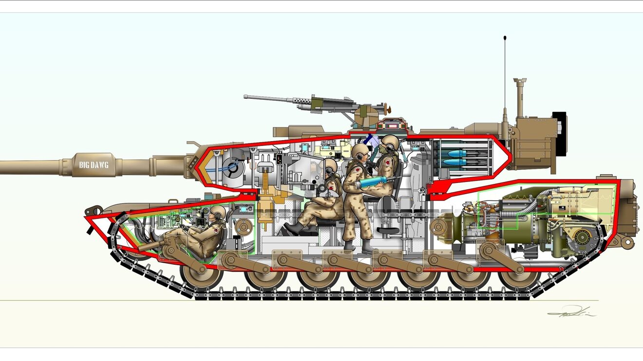 Inside a Tank