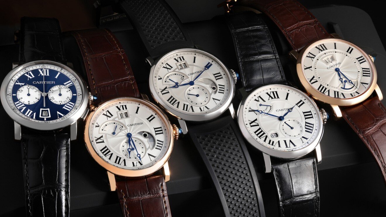 Cartier, Breitling, Patek Philippe, and Rolex