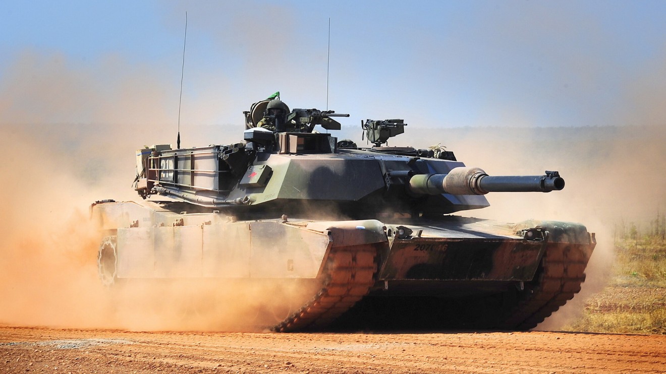 A Tank Rolled Onto the Arena